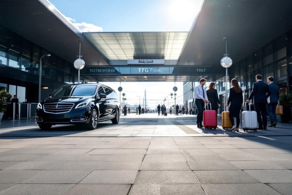 Transfert gare TGV limousine : réservation et services