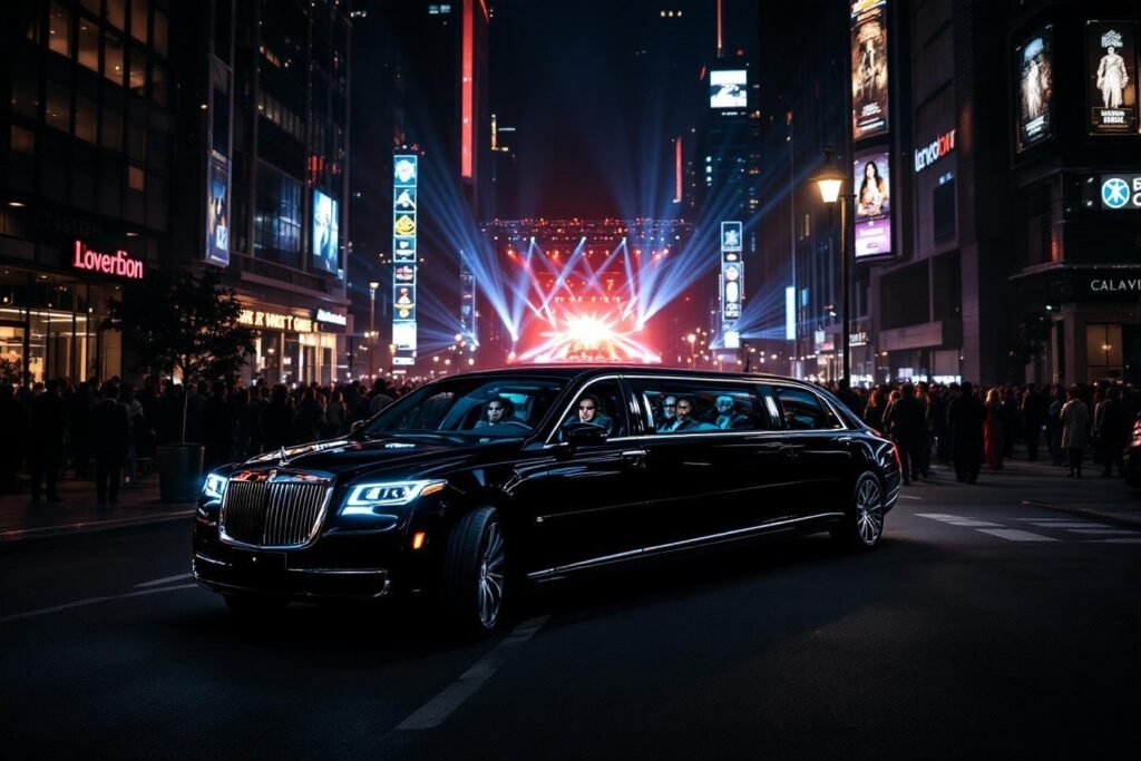 Limousine concert VIP transport : prestations et réservation